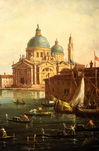  - Venice, Panorama of the Grand Canal, Jose Martorell Puidomenech (1800-1900)